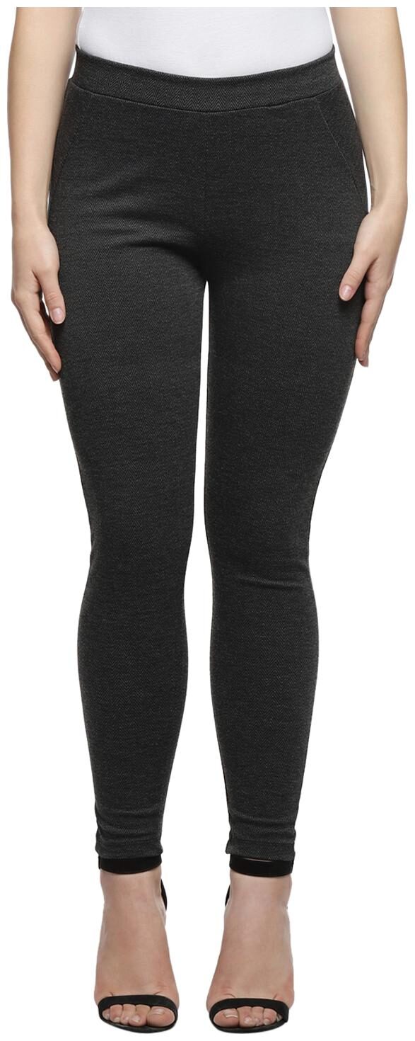 

Annabelle By Pantaloons Women Grey Slim fit Regular pants