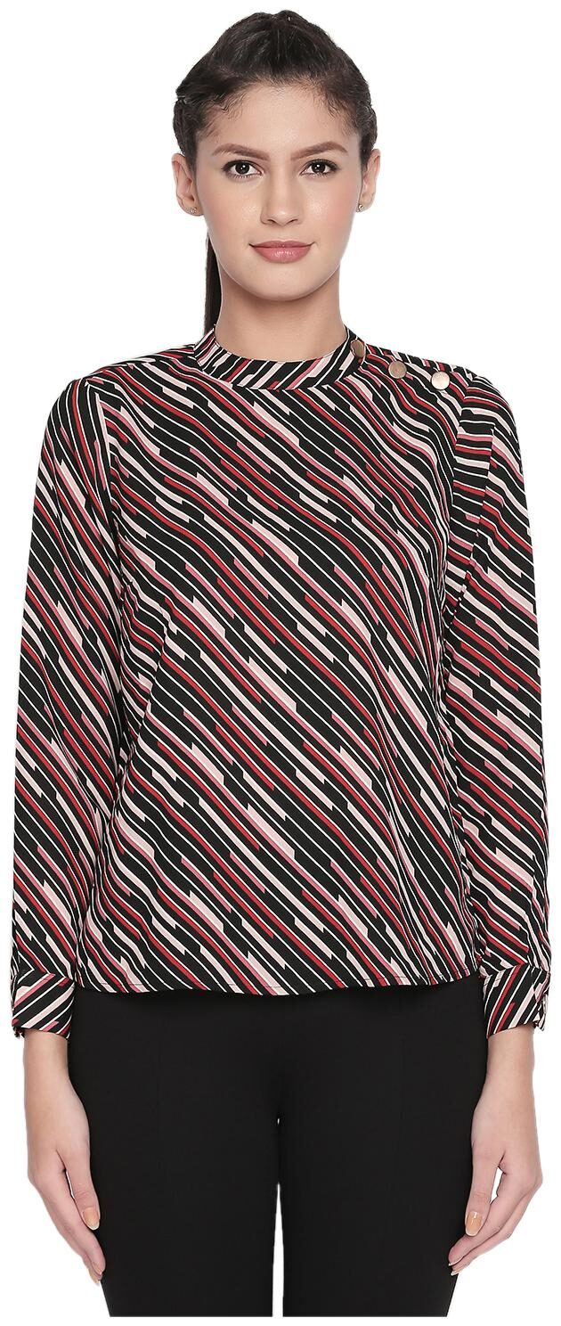 

Annabelle By Pantaloons Women Striped Regular top - Multi