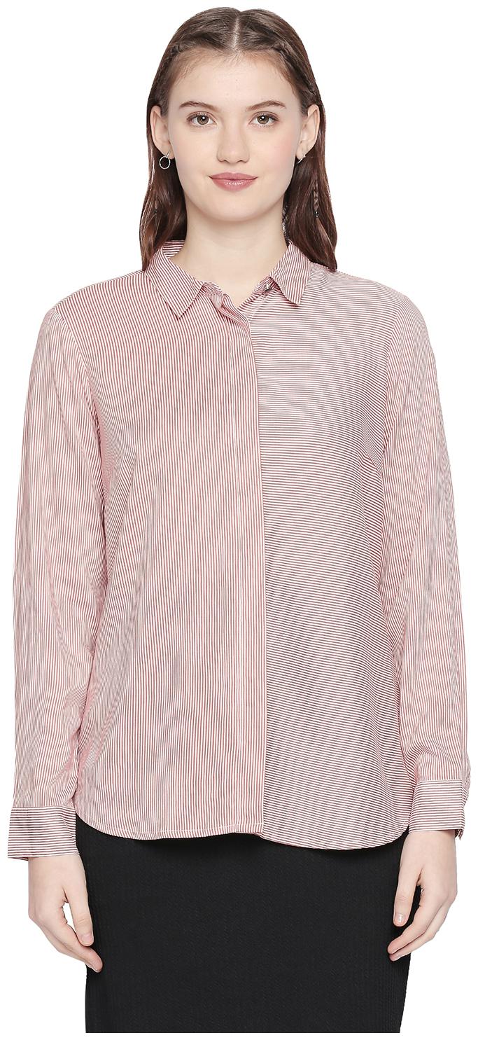 

Annabelle By Pantaloons Women Striped Regular top - Brown