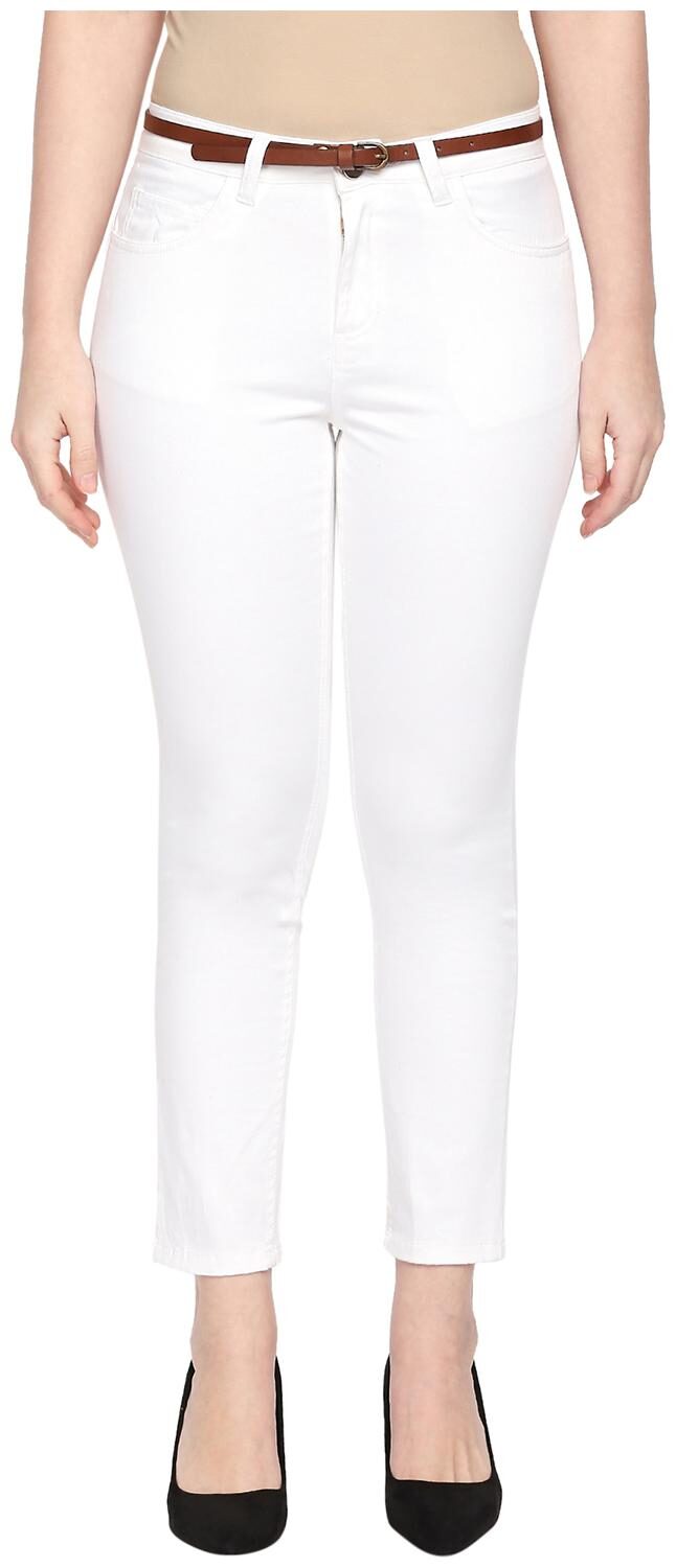 

Annabelle By Pantaloons Women White Slim fit Chinos