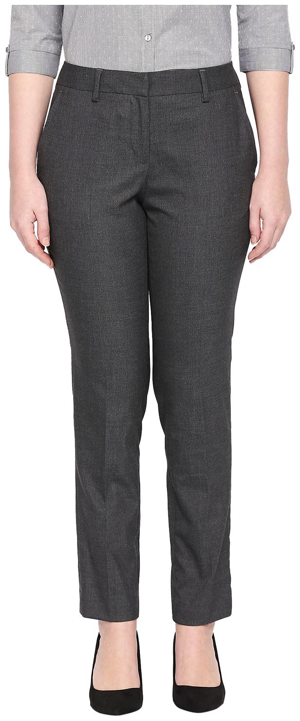 

Annabelle By Pantaloons Women Grey Slim fit Regular trousers
