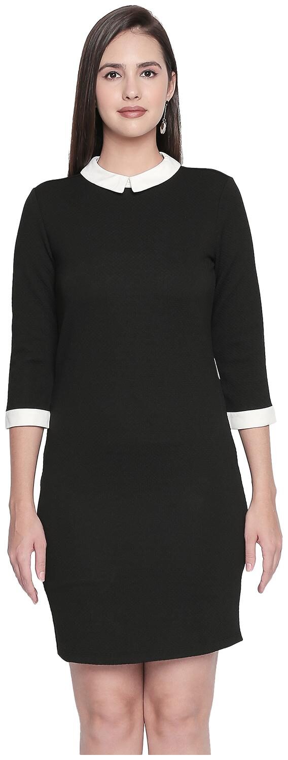 

Annabelle By Pantaloons Black Solid Maxi dress