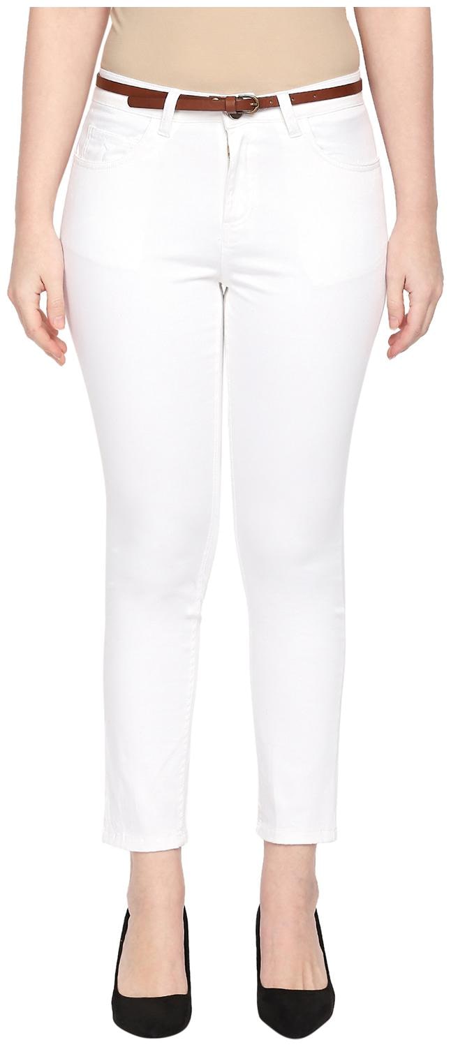 

Annabelle By Pantaloons Women White Slim fit Chinos