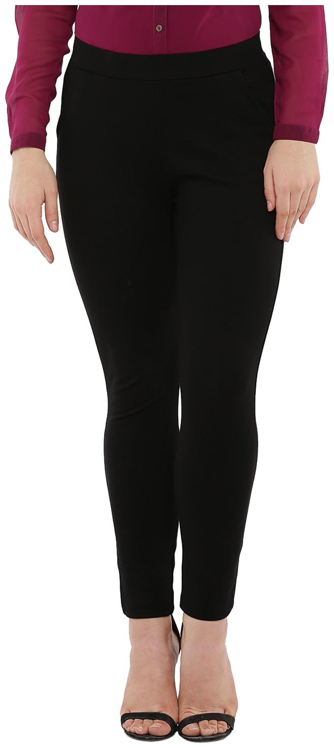 

Annabelle By Pantaloons Women Black Slim fit Regular pants
