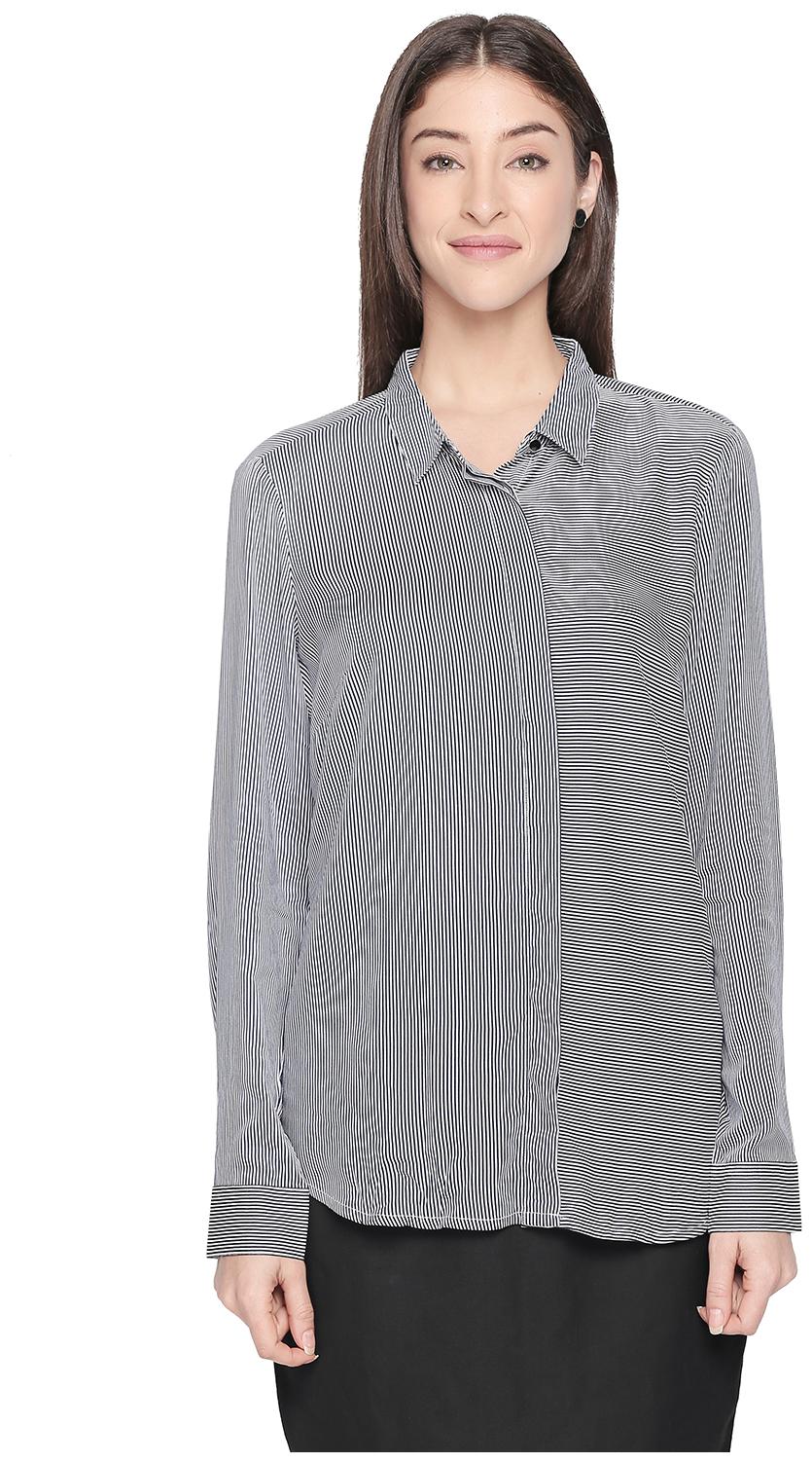 

Annabelle By Pantaloons Women Striped Regular top - Blue