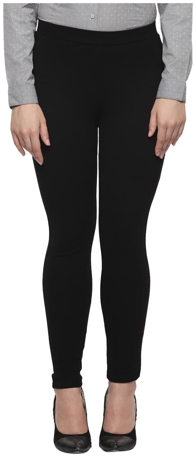 

Annabelle By Pantaloons Women Black Slim fit Regular pants
