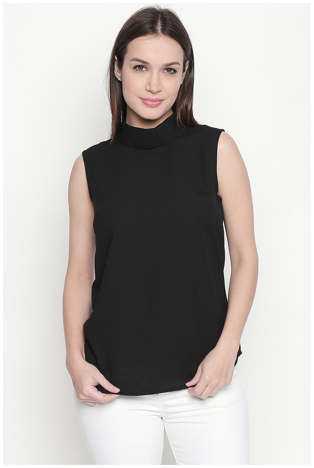 

Annabelle By Pantaloons Women Solid Regular top - Black