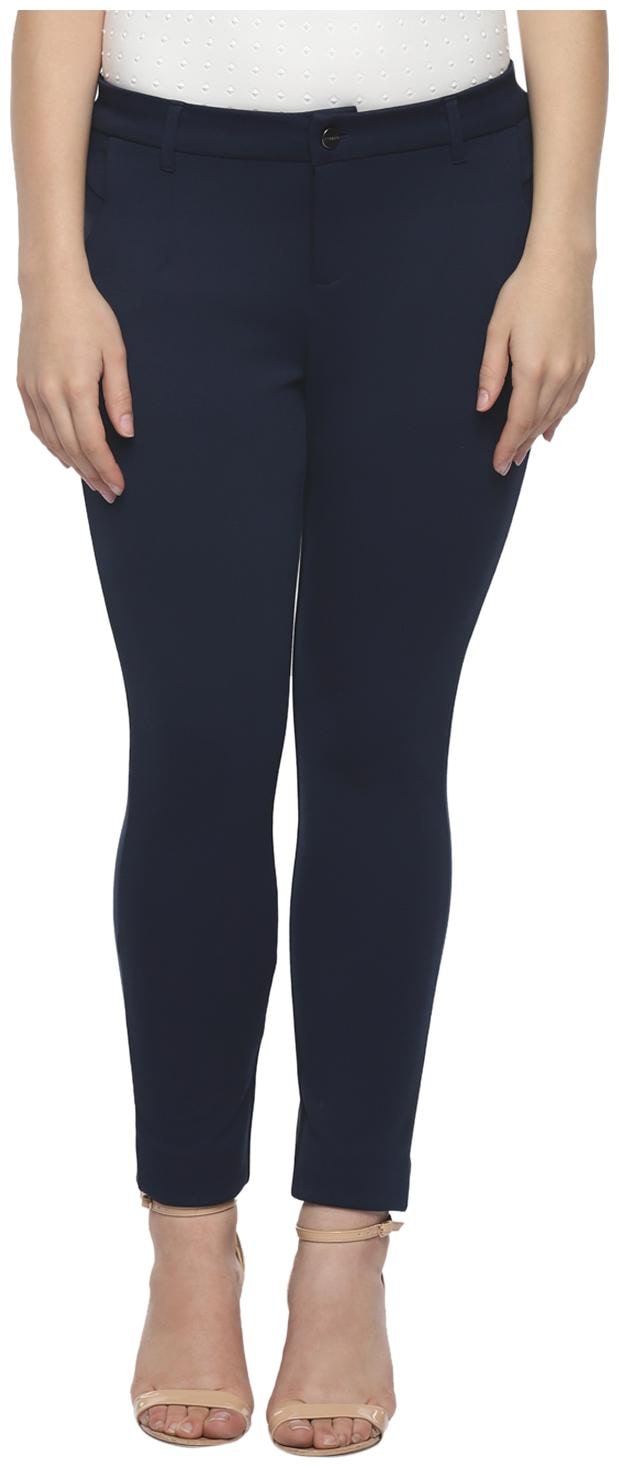

Annabelle By Pantaloons Women Blue Slim fit Regular pants