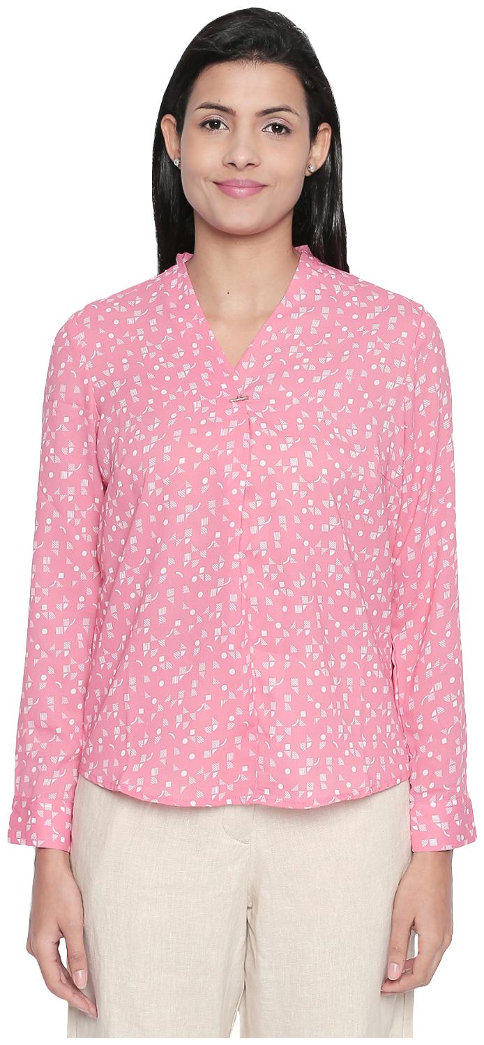 

Annabelle By Pantaloons Women Printed Regular top - Pink