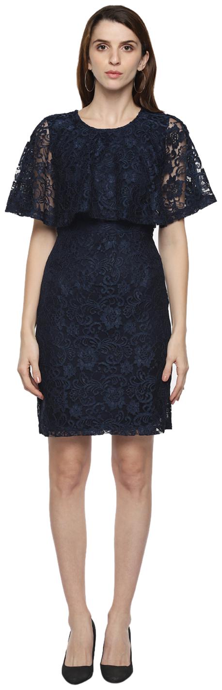 

Annabelle By Pantaloons Blue Self design Maxi dress