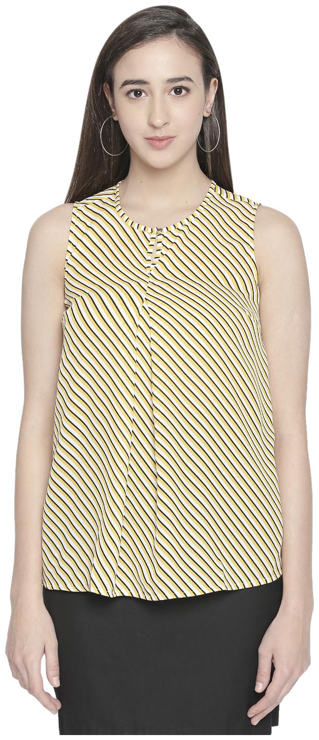 

Annabelle By Pantaloons Women Printed Regular top - Yellow