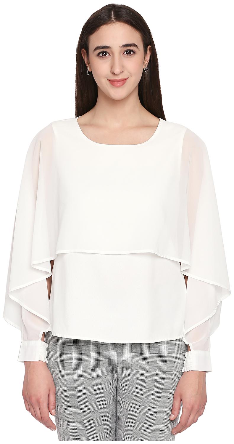 

Annabelle By Pantaloons Women Solid Regular top - White
