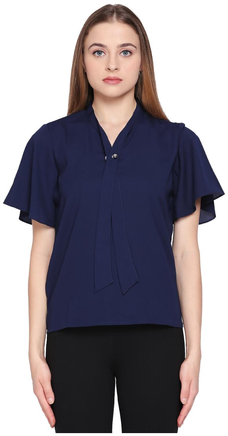

Annabelle By Pantaloons Women Floral Regular top - Blue