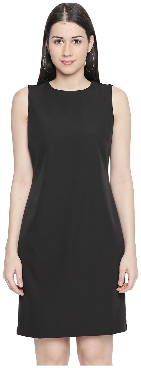 

Annabelle By Pantaloons Black Solid Bodycon dress