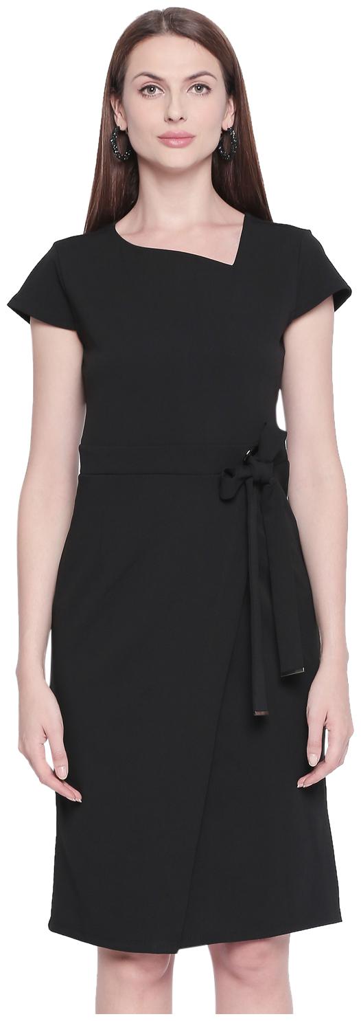 

Annabelle By Pantaloons Black Solid Bodycon dress