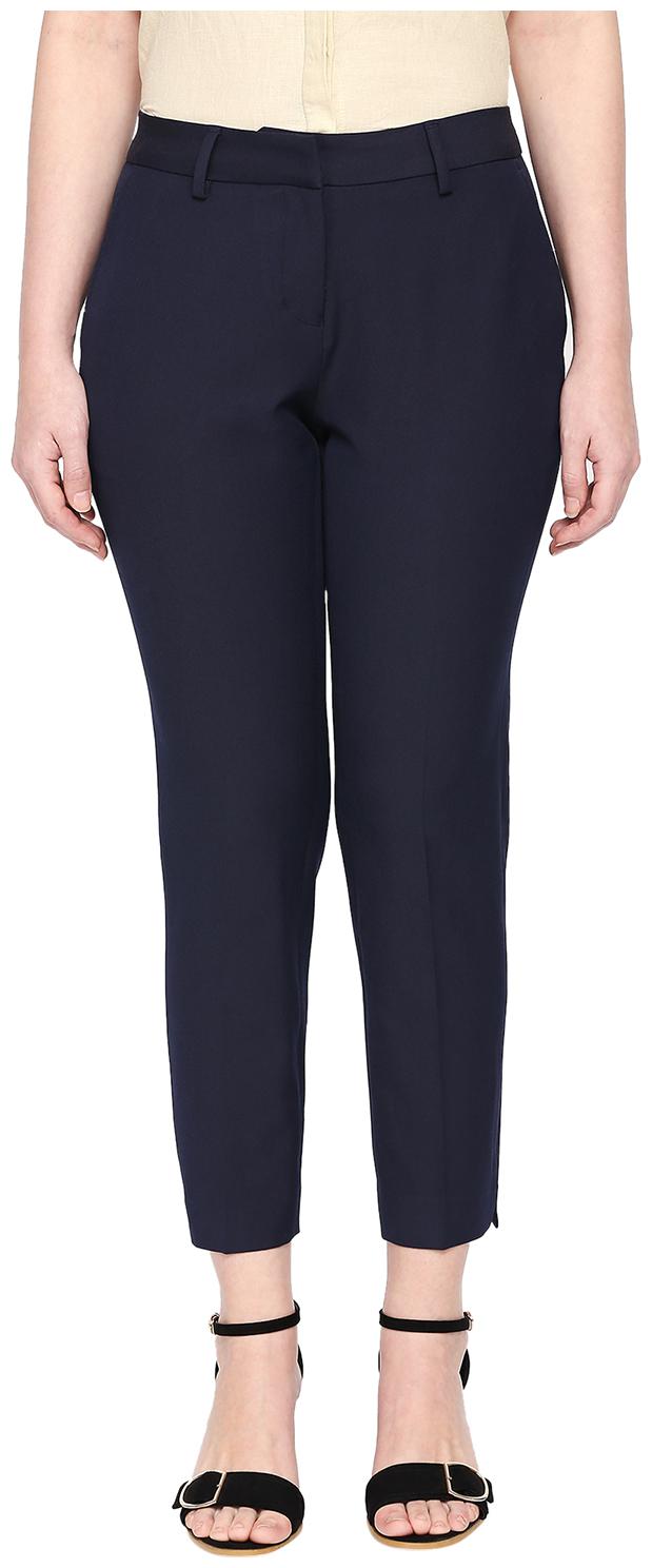 

Annabelle By Pantaloons Women Blue Slim fit Regular pants