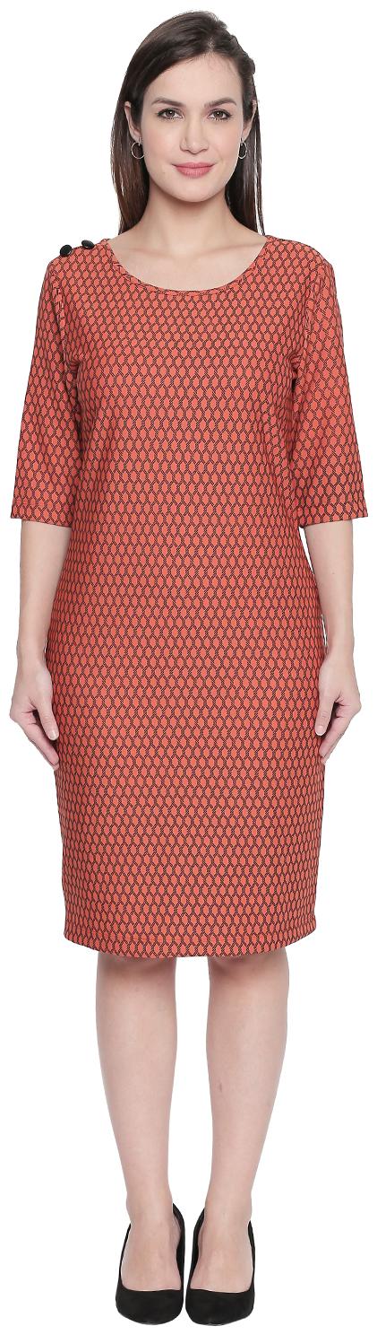 

Annabelle By Pantaloons Brown Solid Maxi dress