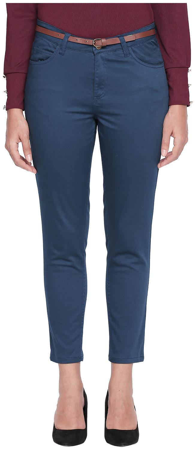 

Annabelle By Pantaloons Women Blue Regular fit Chinos
