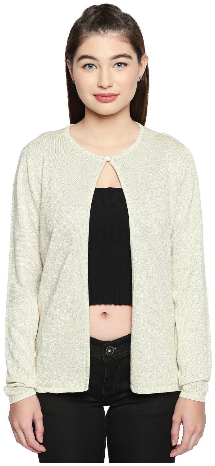 

Annabelle By Pantaloons Women Shrug - Beige