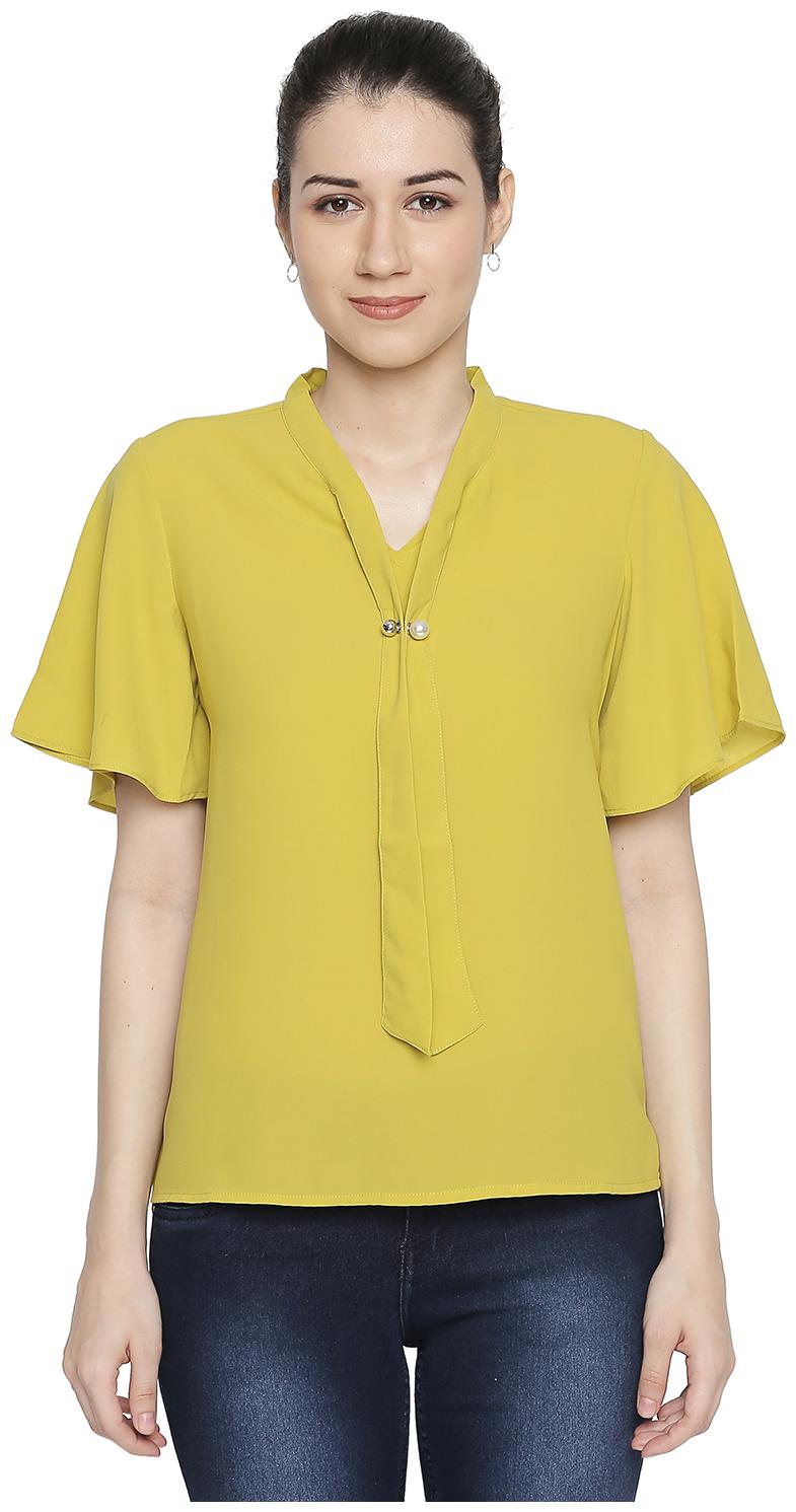 

Annabelle By Pantaloons Women Solid Regular top - Green