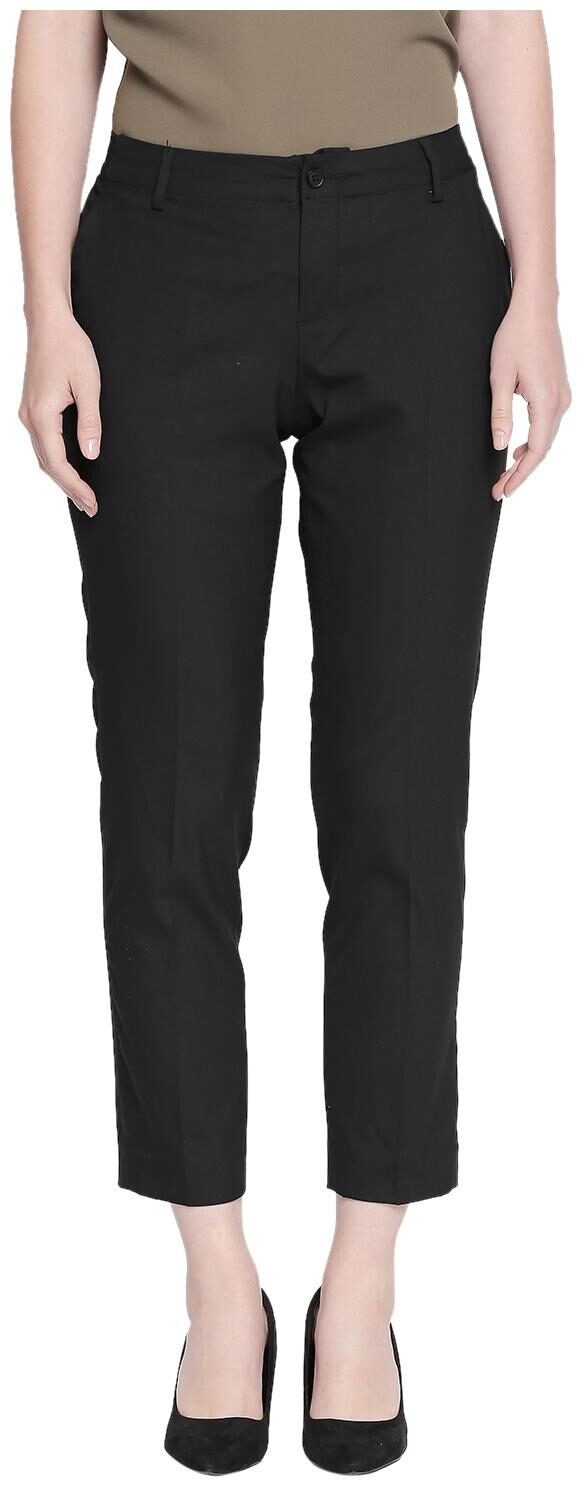 

Annabelle By Pantaloons Women Black Slim fit Regular trousers