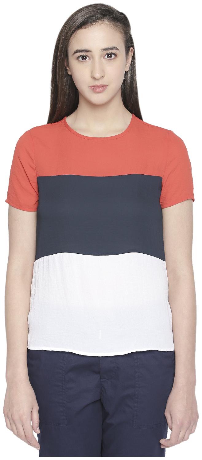 

Annabelle By Pantaloons Women Solid Regular top - Orange
