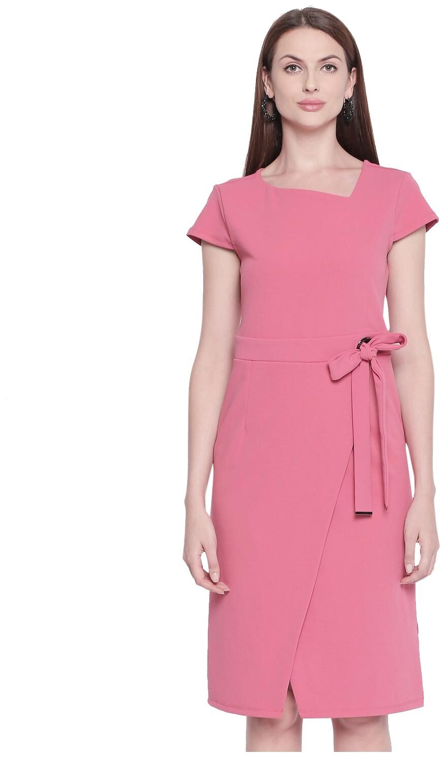 

Annabelle By Pantaloons Pink Solid Bodycon dress