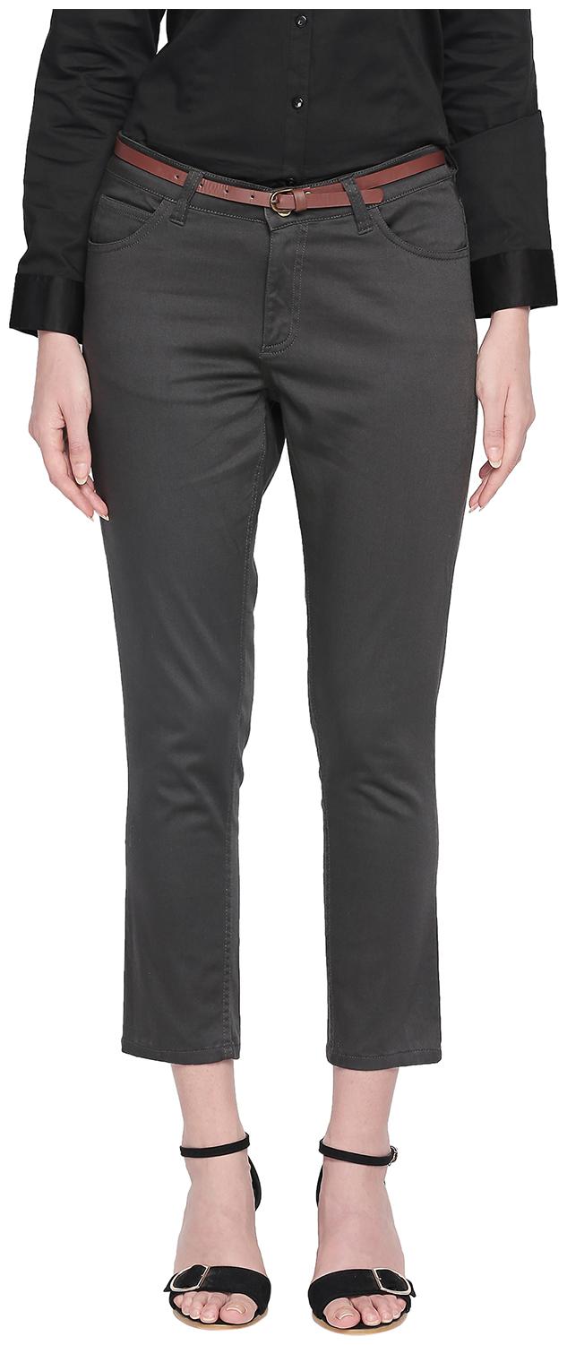 

Annabelle By Pantaloons Women Grey Slim fit Chinos
