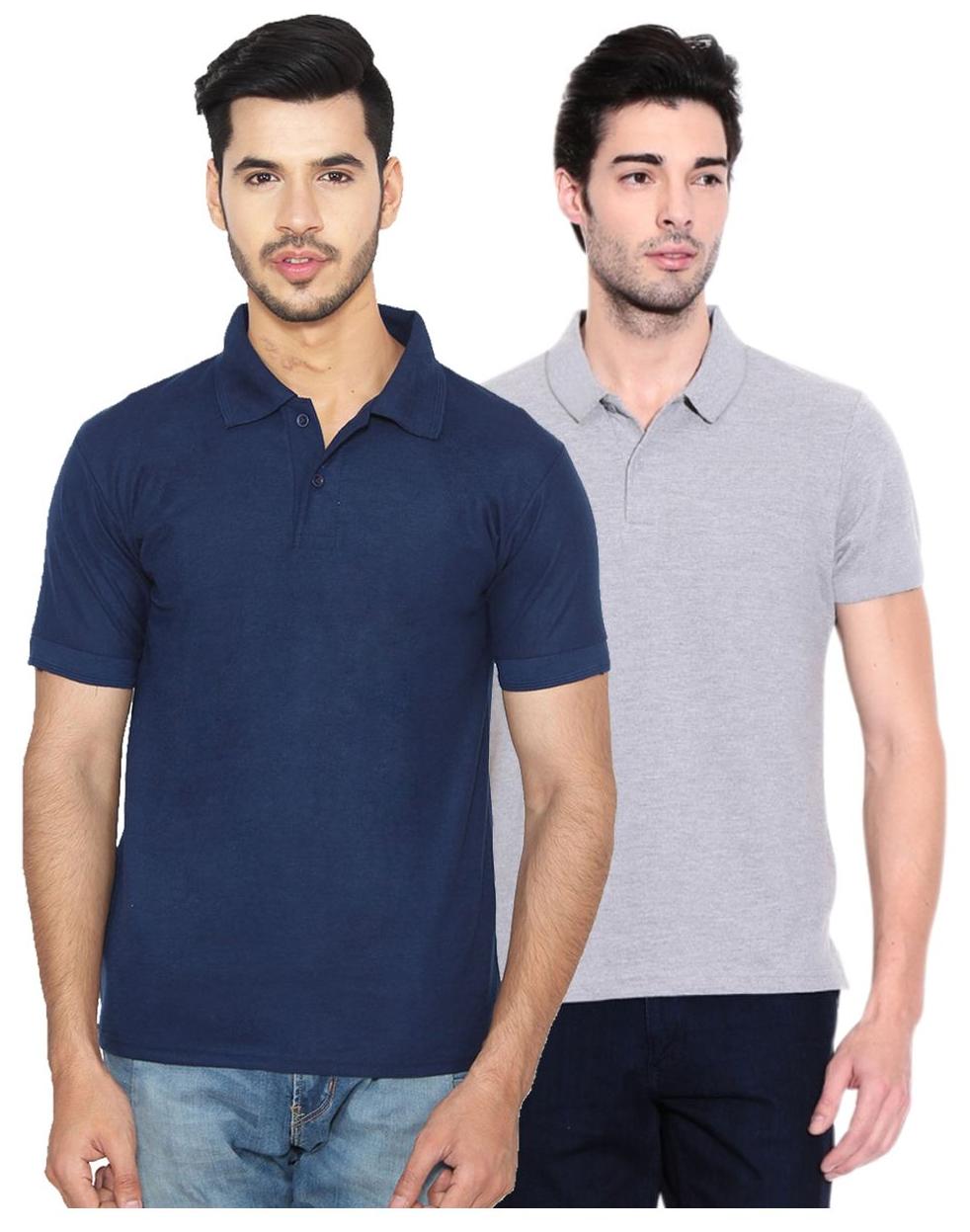 

Ansh Fashion Wear Men Blue Regular fit Cotton Polo collar T-Shirt - Pack Of 1
