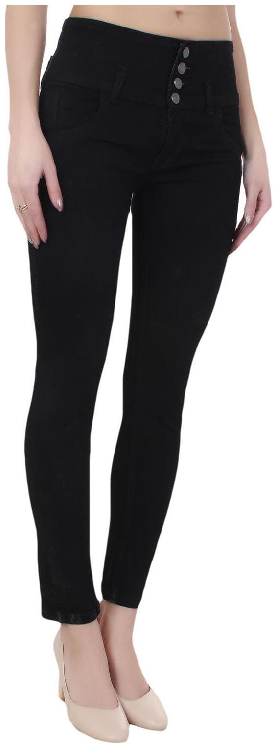

Ansh Fashion Wear Women Black Straight fit Jeans