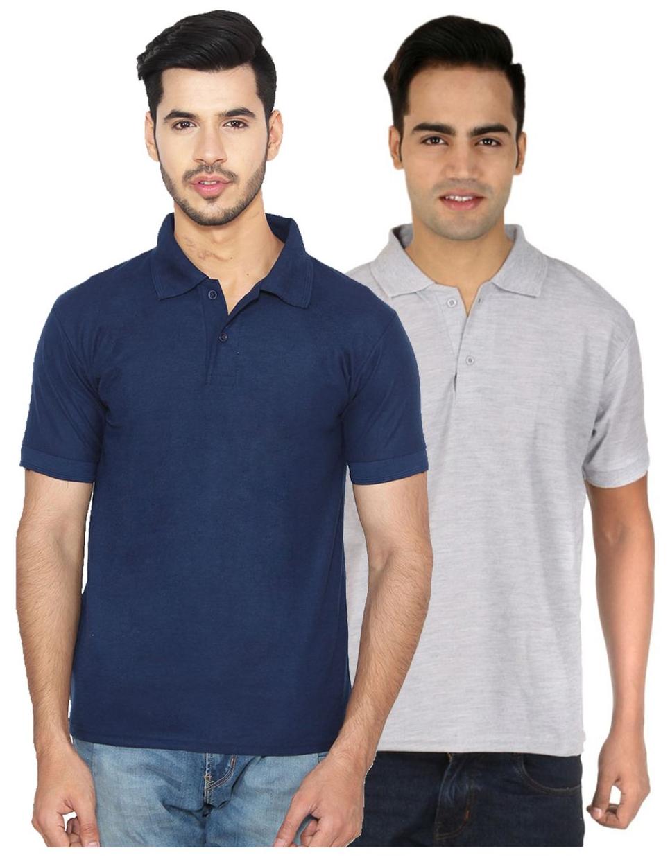 

Ansh Fashion Wear Men Blue Regular fit Cotton Polo collar T-Shirt - Pack Of 1