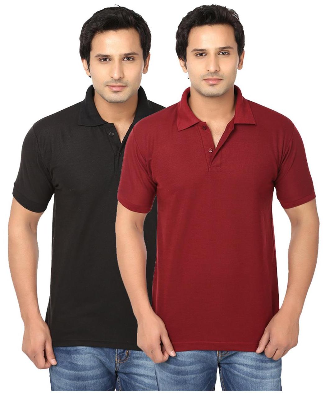 

Ansh Fashion Wear Men Red Regular fit Cotton Polo collar T-Shirt - Pack Of 1