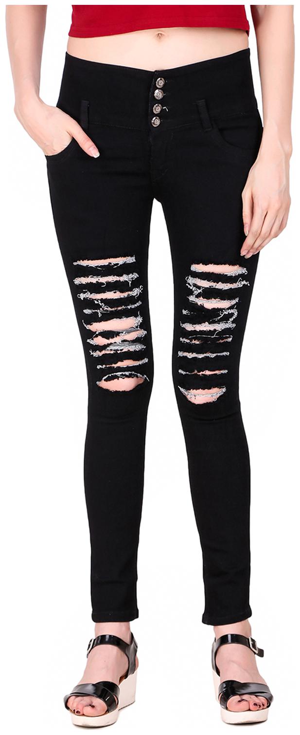 

Ansh Fashion Wear Women Black Straight fit Jeans