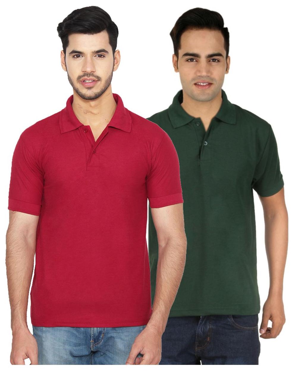 

Ansh Fashion Wear Men Maroon Regular fit Cotton Polo collar T-Shirt - Pack Of 1