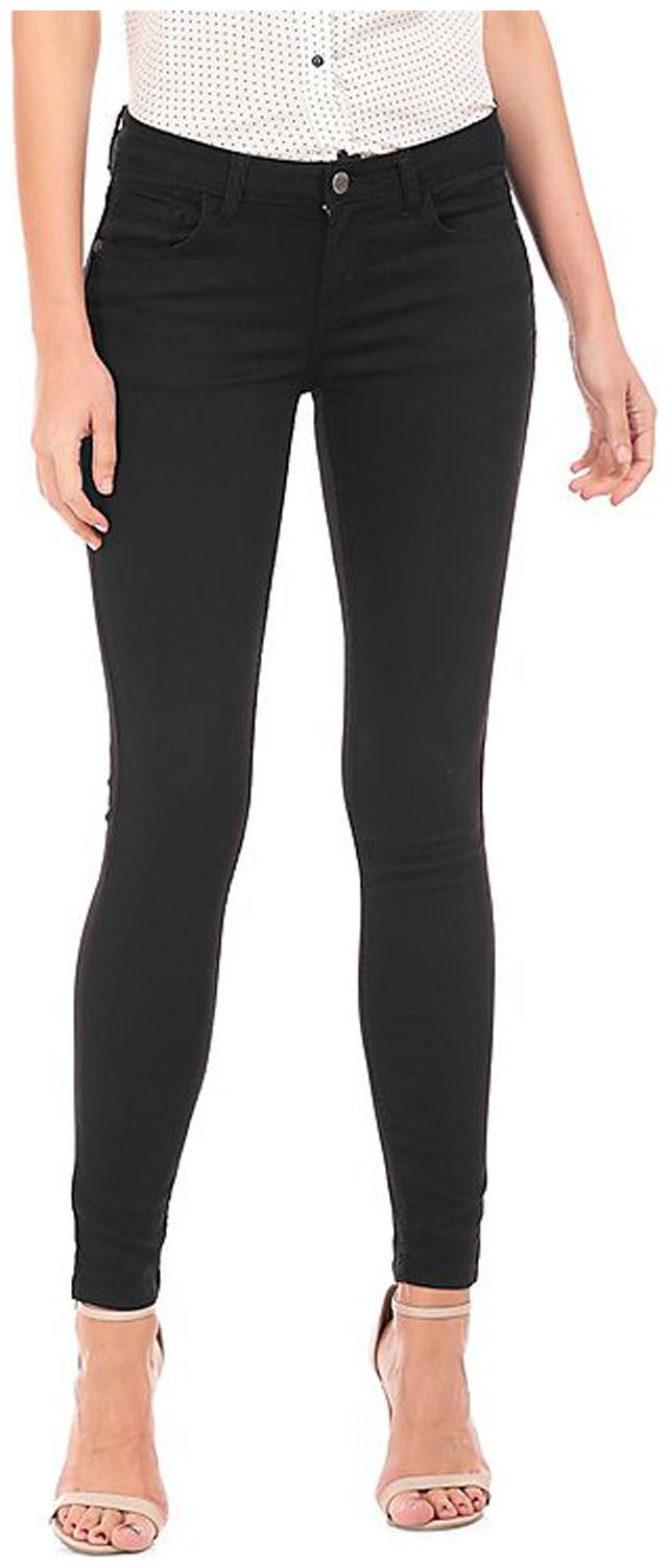 

Ansh Fashion Wear Women Black Straight fit Jeans