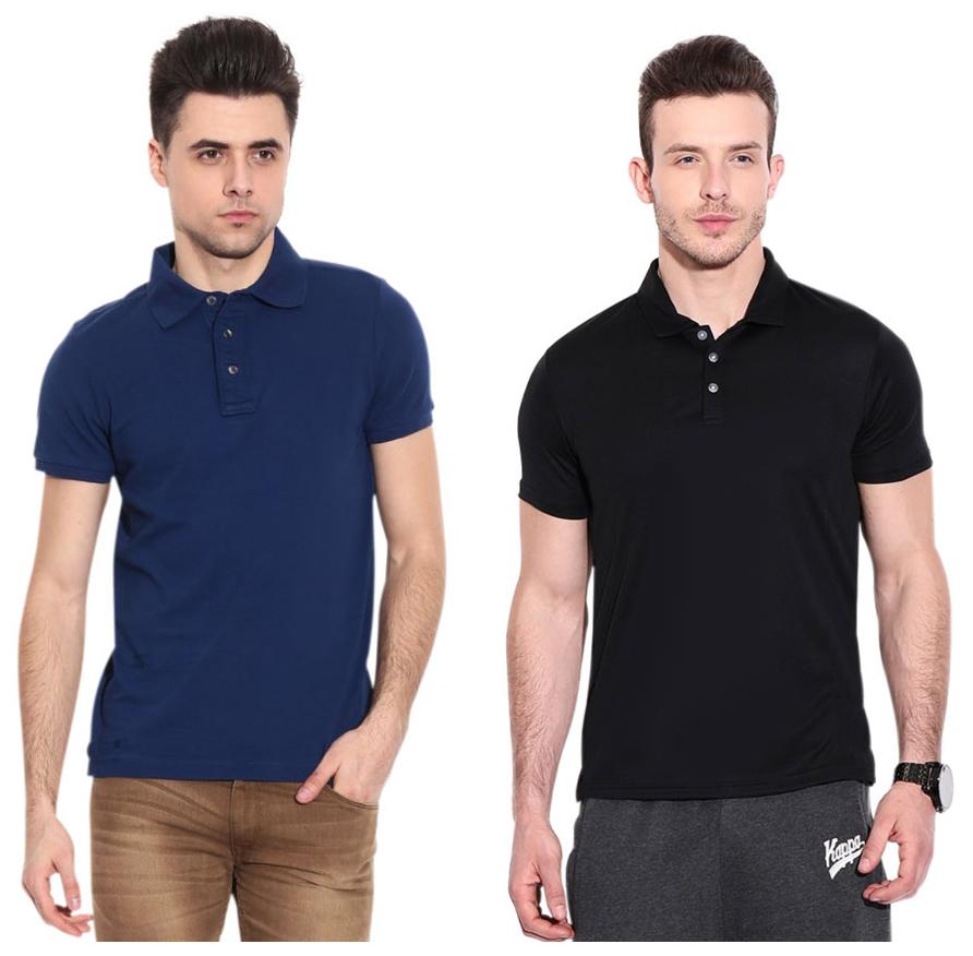 

Ansh Fashion Wear Men Blue Regular fit Cotton Polo collar T-Shirt - Pack Of 1