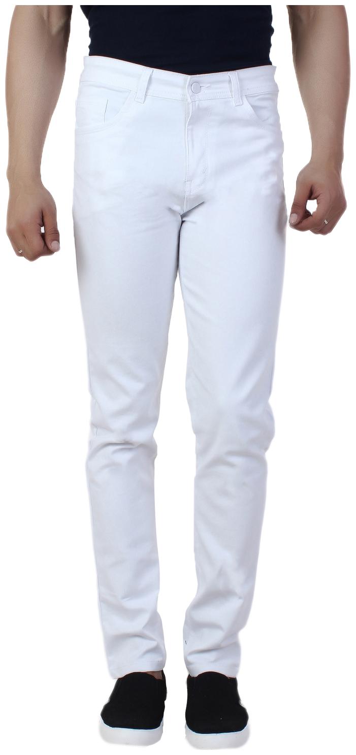 

Ansh Fashion Wear Men White Regular Fit Jeans