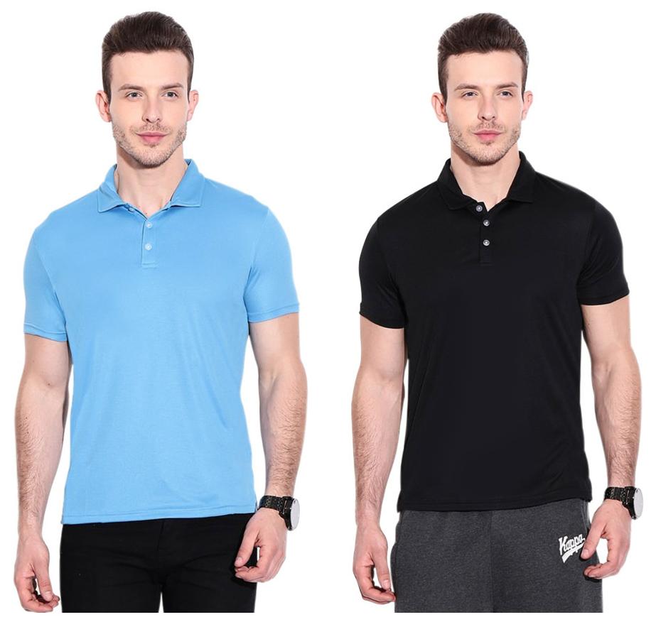 

Ansh Fashion Wear Men Multi Regular fit Cotton Polo collar T-Shirt - Pack Of 2