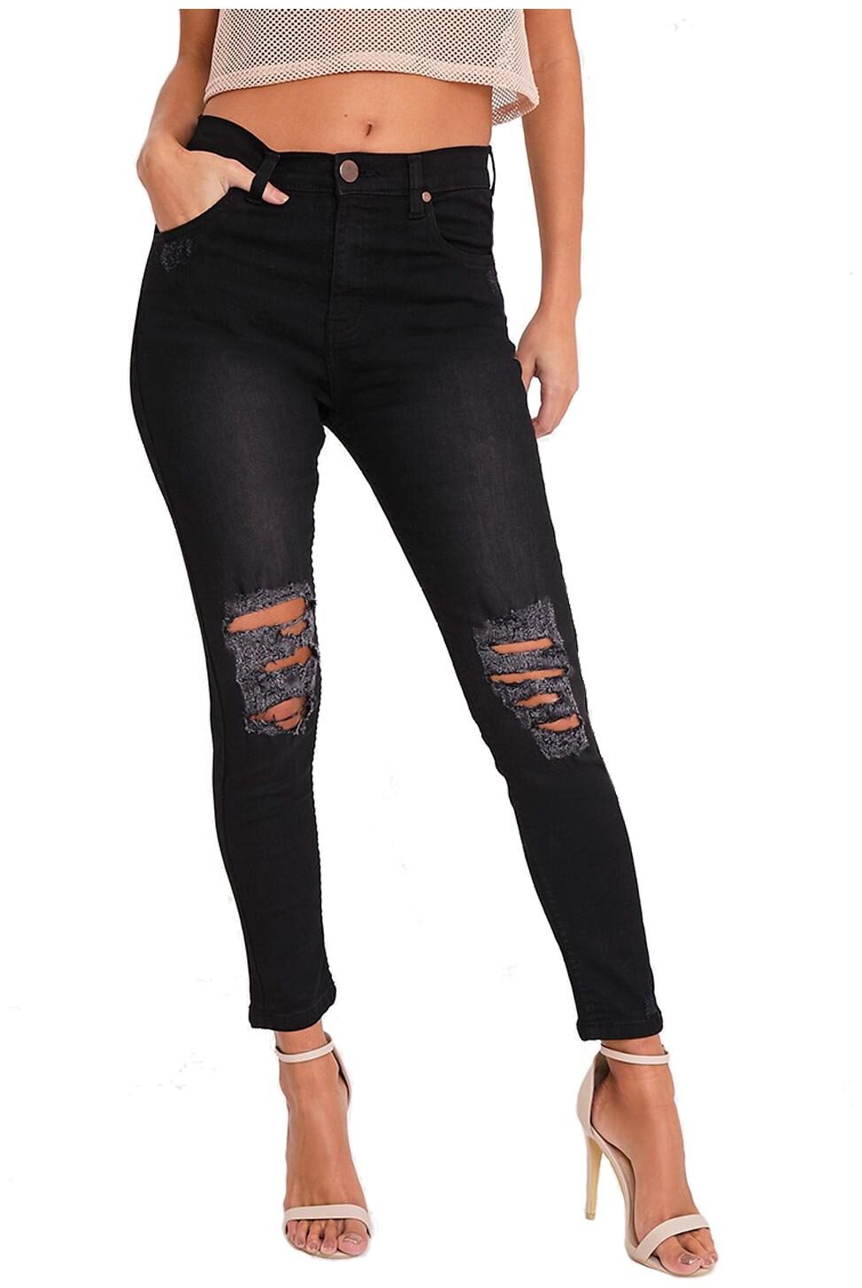 

Ansh Fashion Wear Women Black Straight fit Jeans