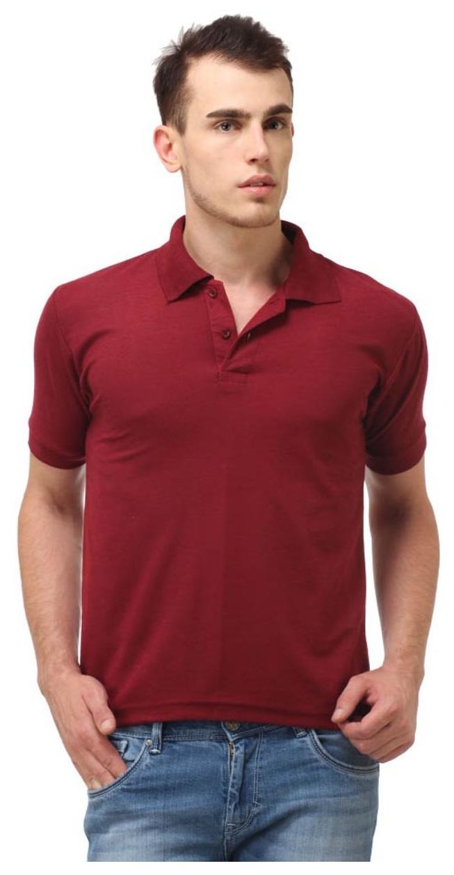 

Ansh Fashion Wear Men Red Regular fit Cotton Polo collar T-Shirt - Pack Of 1