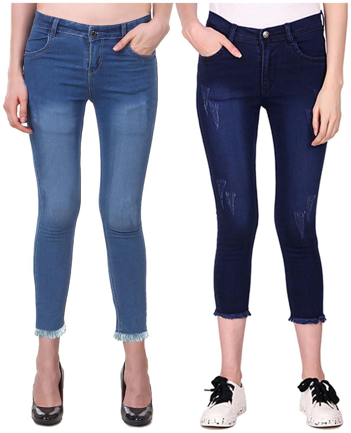 

Ansh Fashion Wear Women Blue Straight fit Jeans