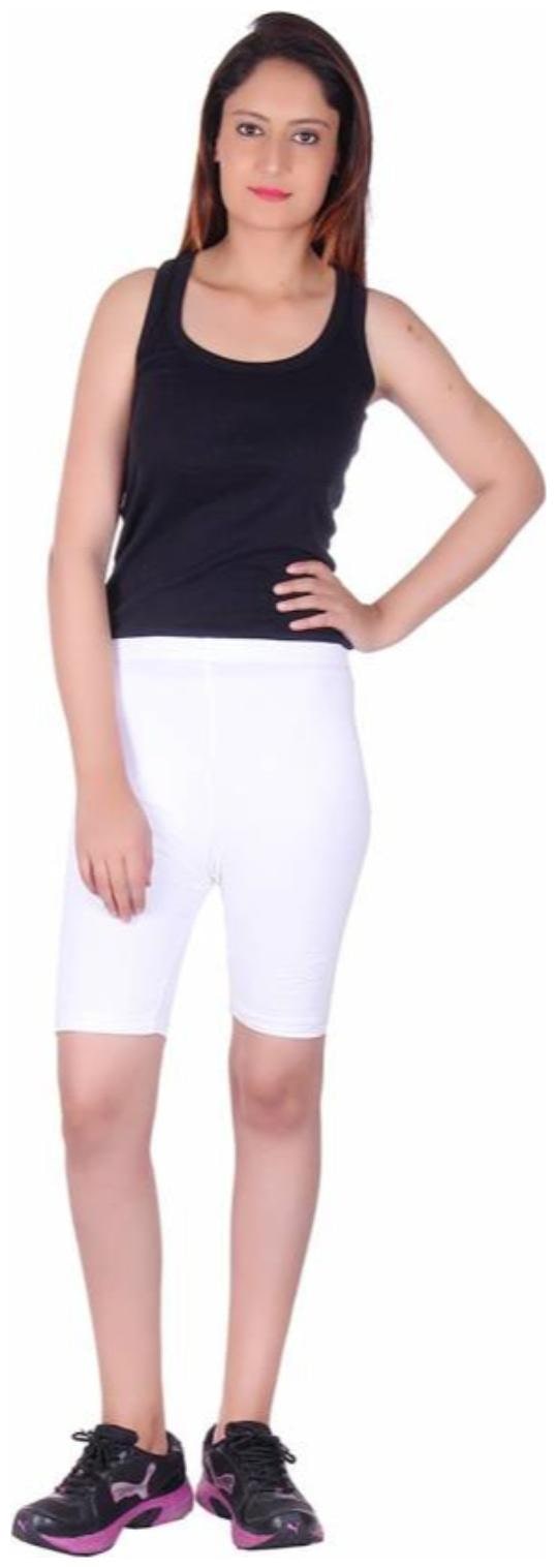 

Ansh Fashion Wear Women Solid Sport shorts - White