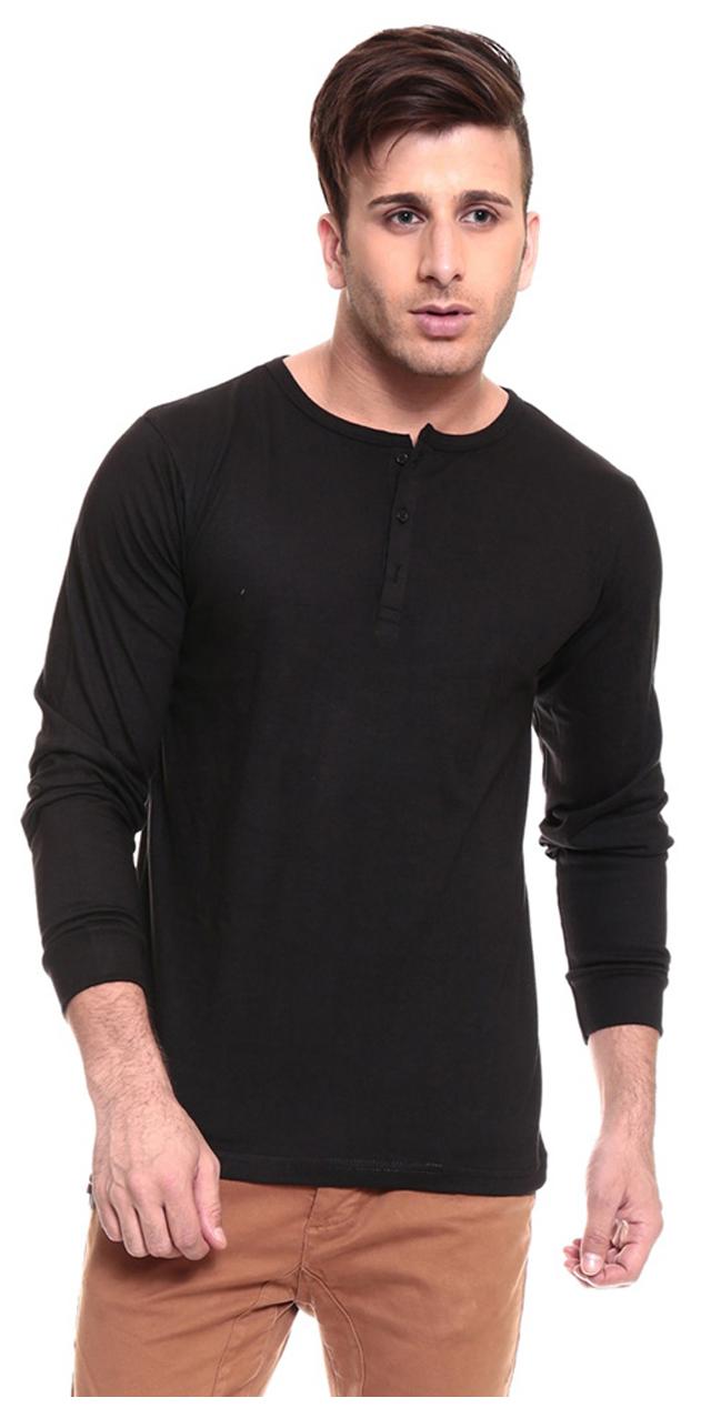 

Ansh Fashion Wear Men Black Regular fit Cotton Round neck T-Shirt - Pack Of 1