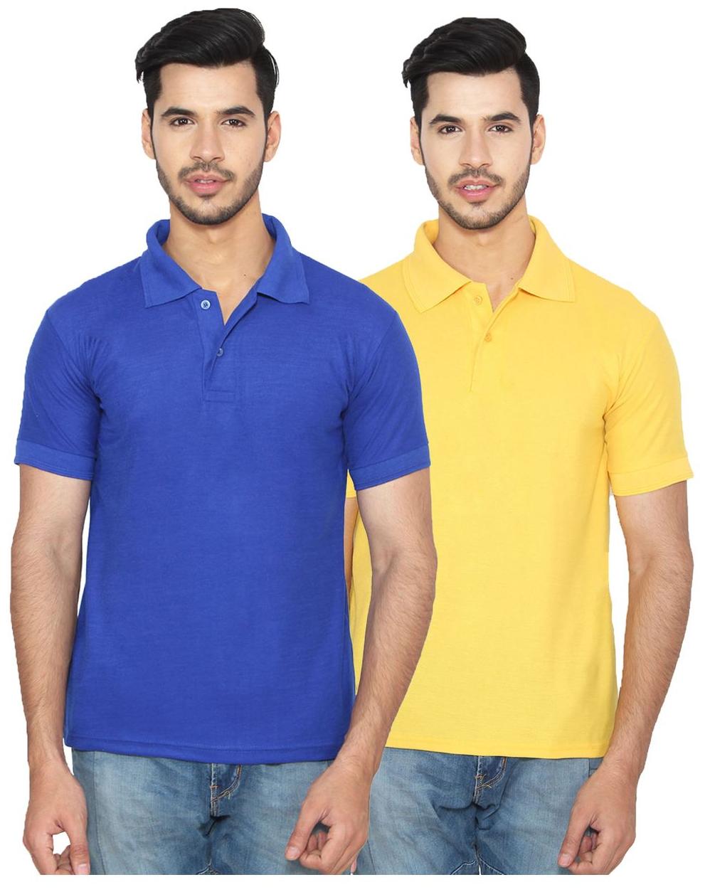

Ansh Fashion Wear Men Multi Regular fit Cotton Polo collar T-Shirt - Pack Of 1