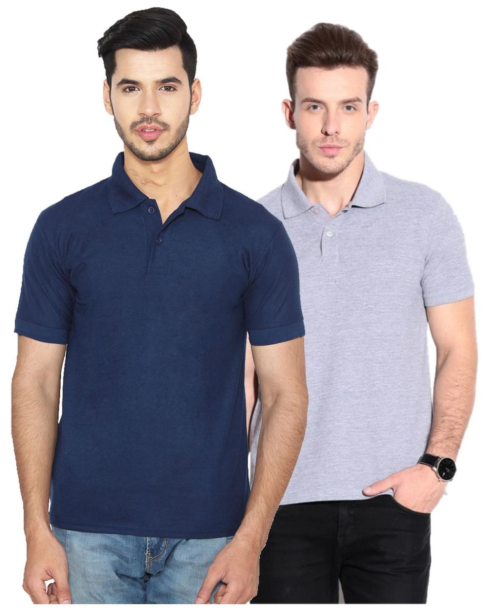 

Ansh Fashion Wear Men Blue Regular fit Cotton Polo collar T-Shirt - Pack Of 1
