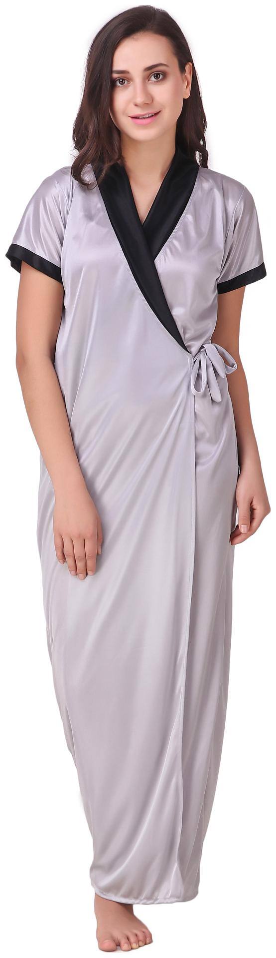 Ansh Fashion Wear White Night Gown