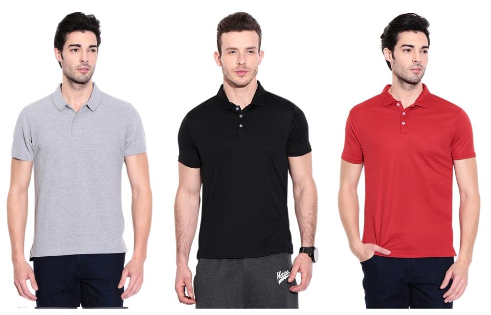 

Ansh Fashion Wear Men Grey Regular fit Cotton Polo collar T-Shirt - Pack Of 3