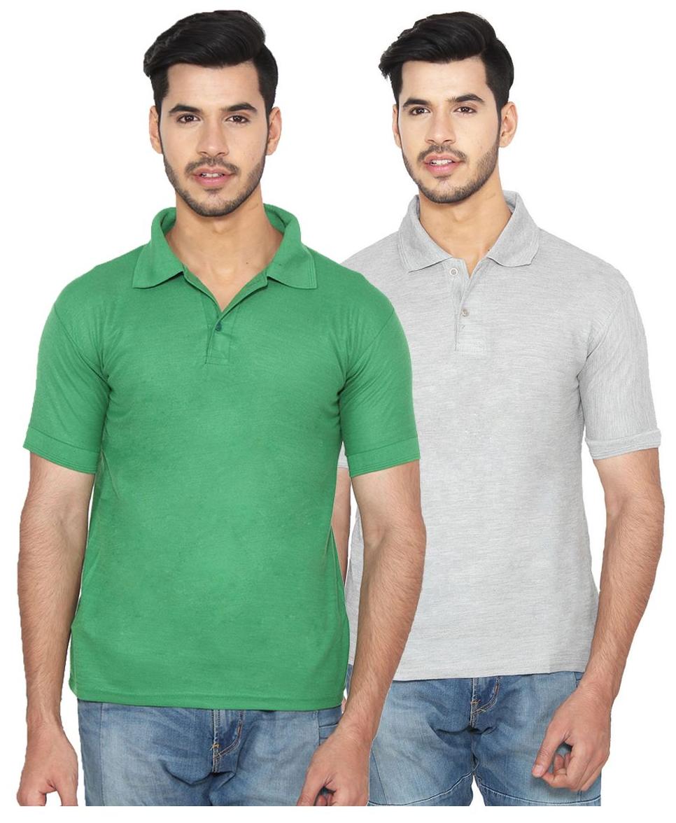 

Ansh Fashion Wear Men Multi Regular fit Cotton Polo collar T-Shirt - Pack Of 1