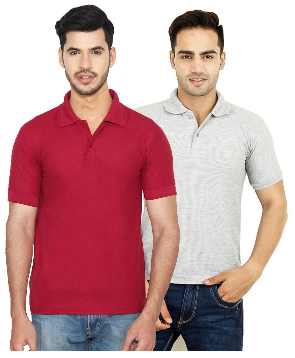 

Ansh Fashion Wear Men Maroon Regular fit Cotton Polo collar T-Shirt - Pack Of 1
