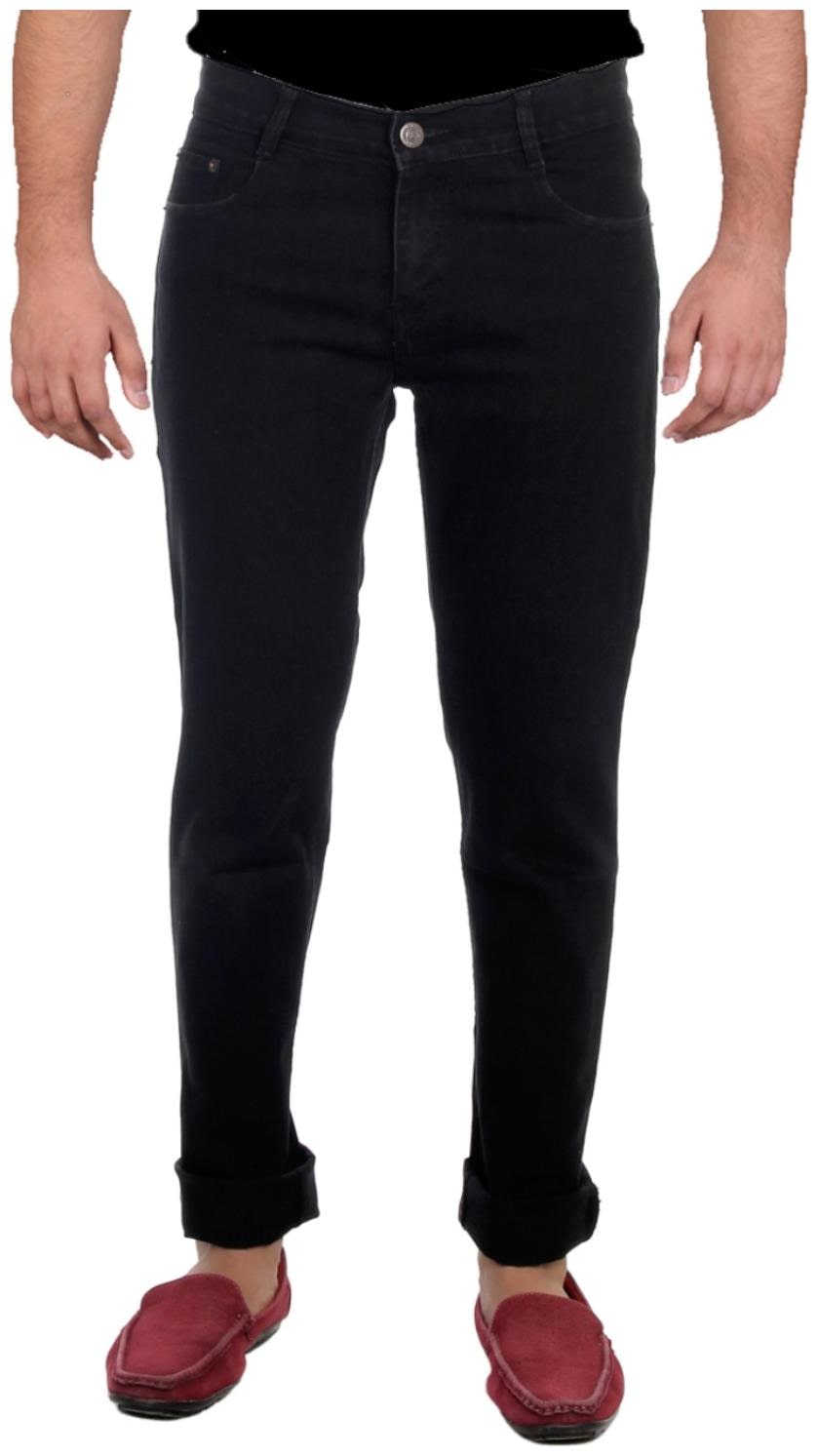 

Ansh Fashion Wear Men Black Regular Fit Jeans